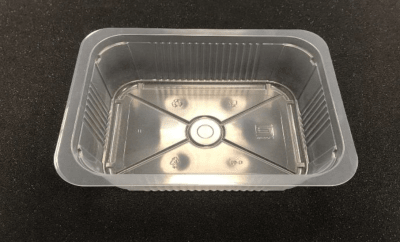 BANDEJA TERMOSELLABLE PP 190 x 136 x 38 mm
